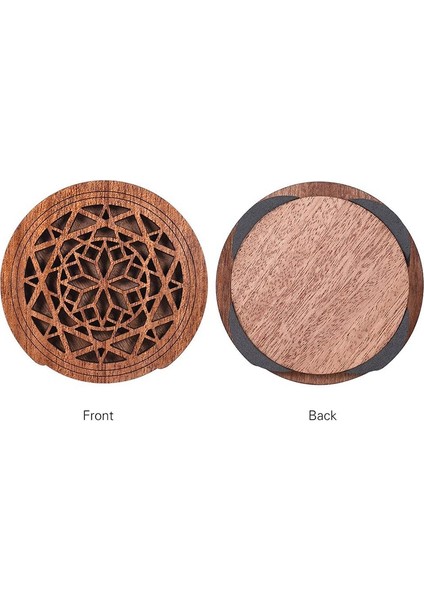 Gitar Ahşap Ses Deliği Ses Deliği Kapağı Blok Geri Besleme Tamponu Eq Akustik Halk Gitarları Için Maun Ahşap, Stil 1 (Yurt Dışından) fiyatları