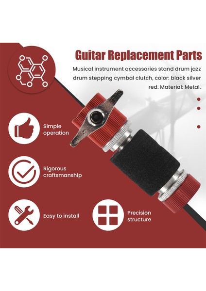 Merhaba Şapka Zil Standı Caz Davul Parçası Için Evrensel Alaşım Hi-Hat Debriyajı (Yurt Dışından) indirimleri