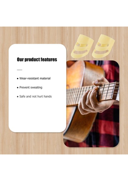 3 Pcs Gitar Sıckler Elektrikli Akustik Gitar Ukulele Endeks Parmak Alaska Seçim Gitar Dizili Enstrüman Parça Aksesuarları M (Yurt Dışından) fiyatları