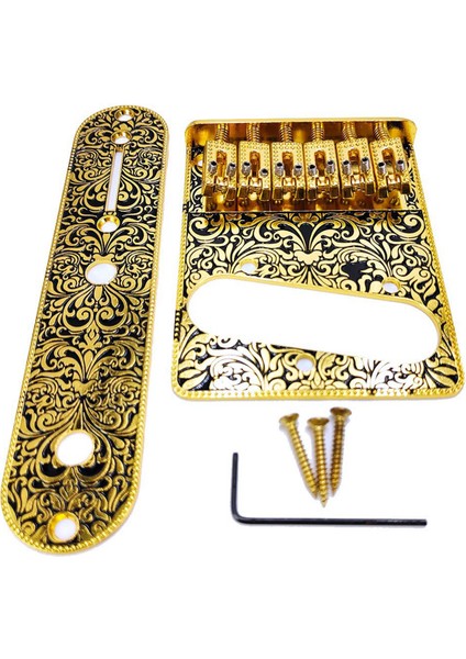 6 Dize Milletvekili Köprü ve Kontrol Plakası Köprüden Oyma Dekoratif Telli Tl Elektro Gitar Için (Yurt Dışından)