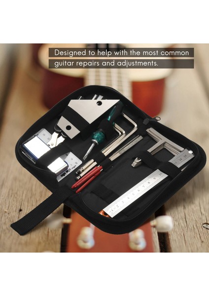 Gitar Araç Kiti Onarma Bakım Araçları Dize Organizatör Dize Eylem Cetveli Gösterge Ölçüm Aracı Alçak (Yurt Dışından) modelleri