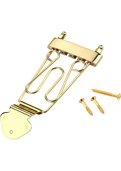 4 Dize Trapez Kuyruk Parçası Gitar Köprüsü Jazz Archtop ile Uyumlu Vidalı Elektro Gitar (Yurt Dışından) indirimleri