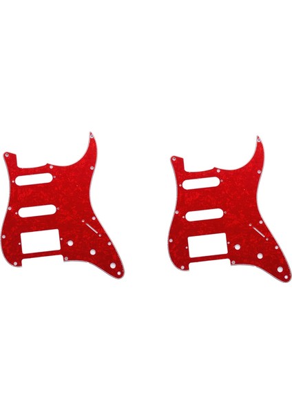 Gitar Aksesuarları Elektro Gitar Pickguard Ön Kapak Elektro Gitar Pickguard Kırmızı (Yurt Dışından)