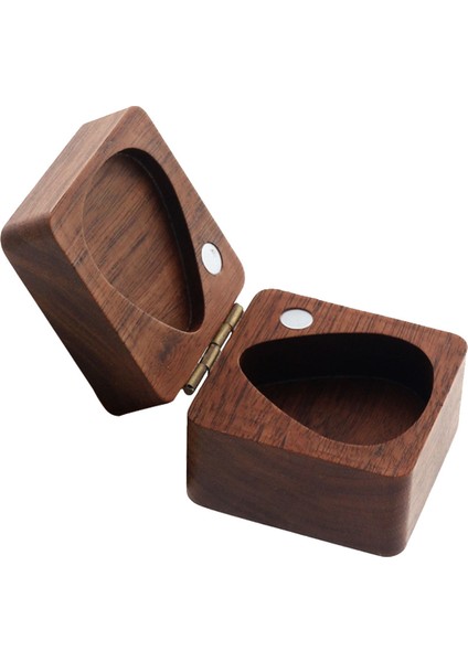 Gitar Seçme Kutusu Ceviz Gitar Seçme Depolama Kılıfı Bas Için Bas Ukulele Müzik Enstrüman Aksesuarları Hediyeler (Yurt Dışından)