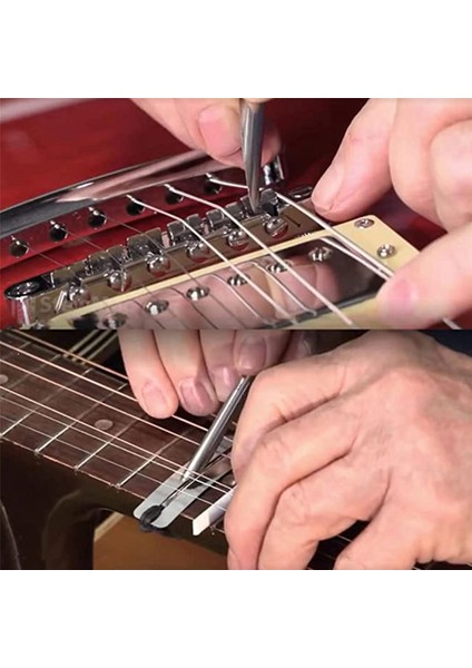 3pcs Gitar Fret Dosyaları Gitar Köprüsü Eyer Somun Dosyaları Elektrikli Akustik Gitar Için Luthier Araçları Onarım (Yurt Dışından) fiyatları