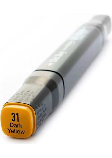 Çift Uçlu Çizim Marker Kalemi 31 Dark Yellow