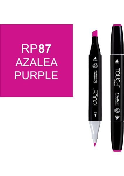 Touch Twin Marker Çizim Kalemi RP87 Azalea Purple