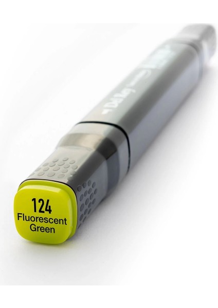Çift Uçlu Çizim Marker Kalemi 124 Fluorescent Green