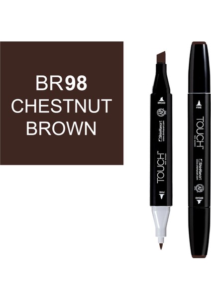 Touch Twin Marker Çizim Kalemi BR98 Chestnut Brown