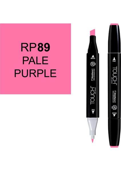 Touch Twin Marker Çizim Kalemi RP89 Pale Purple