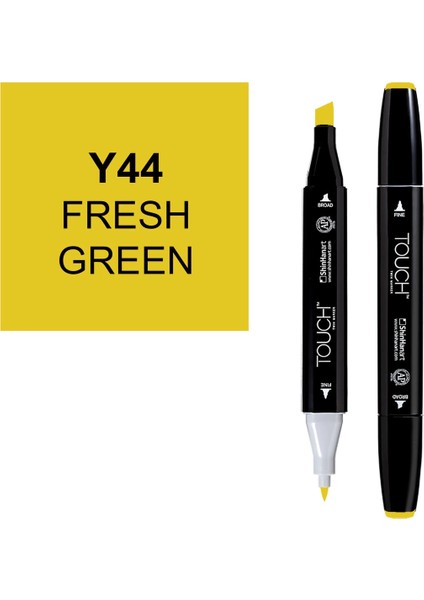 Touch Twin Marker Çizim Kalemi Y44 Fresh Green