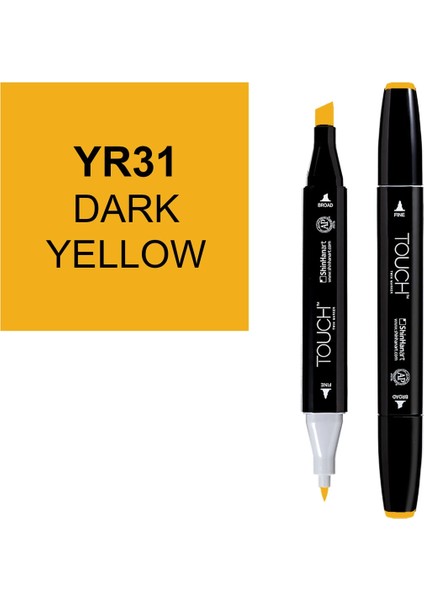 Touch Twin Marker Çizim Kalemi YR31 Dark Yellow