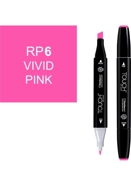 Touch Twin Marker Çizim Kalemi Rp6 Vivid Supertrendk