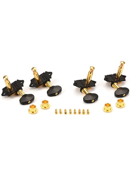 2R2L Vintage Open Gear Ukulele 4 String Gitar Ayarlama Pegs Tuner Tuner Makine Başı Gitar Aksesuar (Yurt Dışından) fiyatları