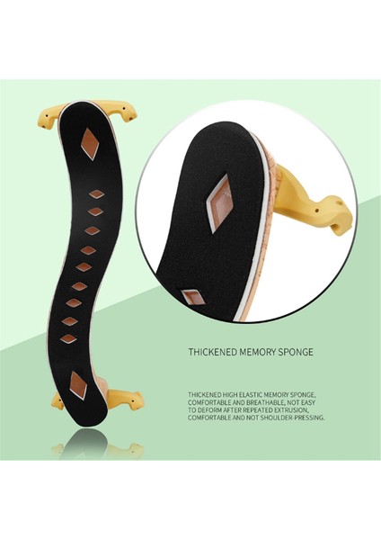 Irın 4/4 Klasik Stil Keman Omuz Dinlenme Ahşap Tahıl Keman Omuz Elegance ile Dinlen (Yurt Dışından) modelleri