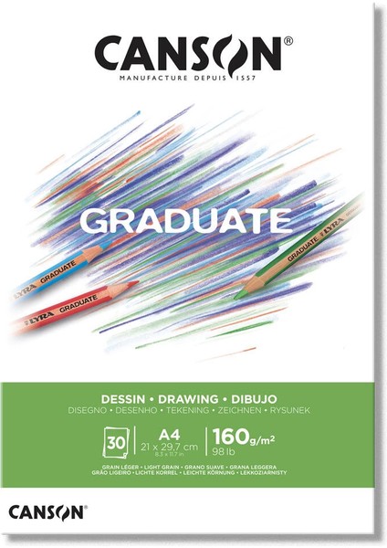 Graduate Drawing Eskiz Çizim Defteri 160 Gr. A4 30 Sayfa