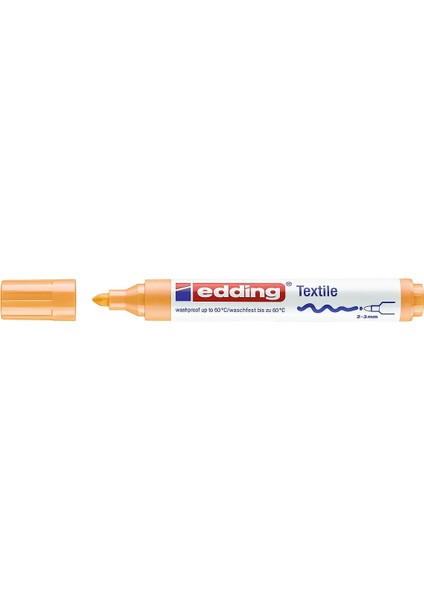 4500 Kumaş Tekstil Boyama Kalemi Lıght Orange