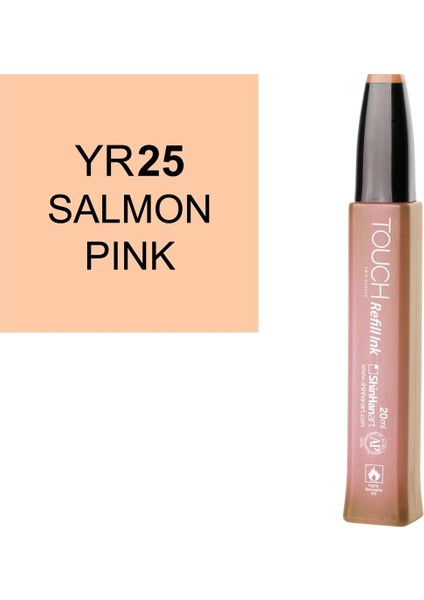 Touch Twin Marker Refill Alcohol Ink Alkol Bazlı Mürekkep 20 Ml. YR25 Salmon Pınk