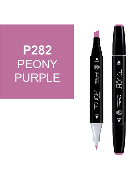 Touch Twin Marker Çizim Kalemi P282 Peony Purple