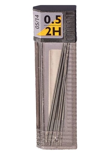 Klasik Kurşun Kalem Ucu 0.5 mm 2h 12'li Tüp