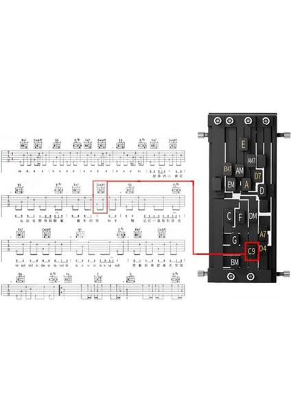 Koustic Gitar Yardım Aracı Yeni Başlayan Trainer Uygulama Aracı Gitar Yeni Başlayanlar Için Yardımcı Artefakt Gitar Öğretim Yardımı (Yurt Dışından) indirimleri