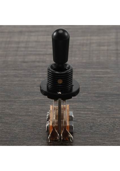 Metrik 3 Yolu Kısa Düz Gitar Geçiş Anahtarı Pikap Seçici Gibson Epiphone Les Paul Elect Gitar, Silver &amp; Black (2 Paket) (Yurt Dışından)