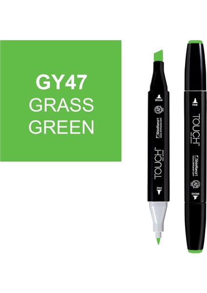 Touch Twin Marker Çizim Kalemi GY47 Grass Green