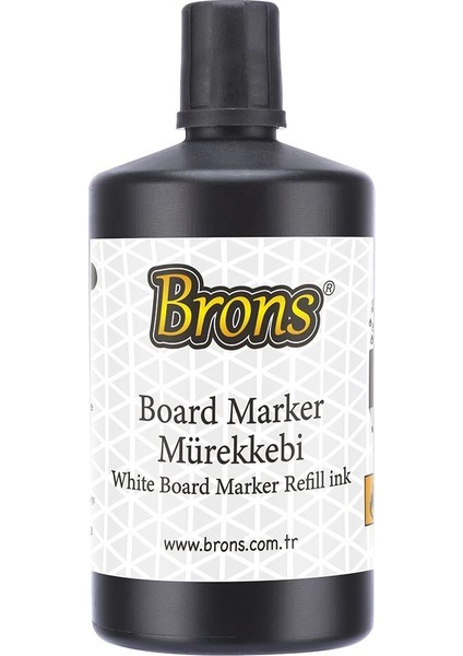 Beyaz Tahta Kalemi Mürekkebi 250 Cc. Siyah