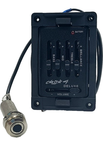 4 Band Eq Preamp Classic 4 Deluxe Gitar Pikapları Klasik Akustik Enstrümanlar Aksesuarları Parçaları (Yurt Dışından)