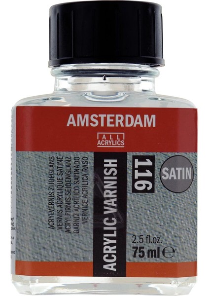 Amsterdam Acrylic Varnish Saten 116 Akrilik Boya Verniği Saten 75 Ml.