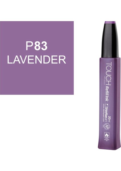 Touch Twin Marker Refill Alcohol Ink Alkol Bazlı Mürekkep 20 Ml. P83 Lavender