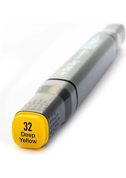 Çift Uçlu Çizim Marker Kalemi 32 Deep Yellow