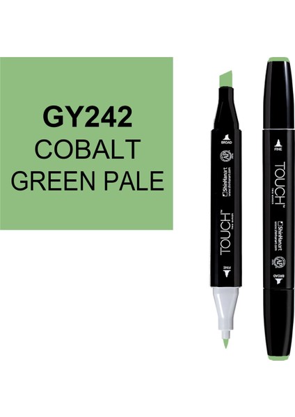 Touch Twin Marker Çizim Kalemi GY242 Cobalt Green Pale