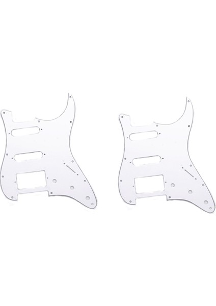Gitar Aksesuarları Elektro Gitar Pickguard Ön Kapak Elektro Gitar Pickguard Beyaz (Yurt Dışından)