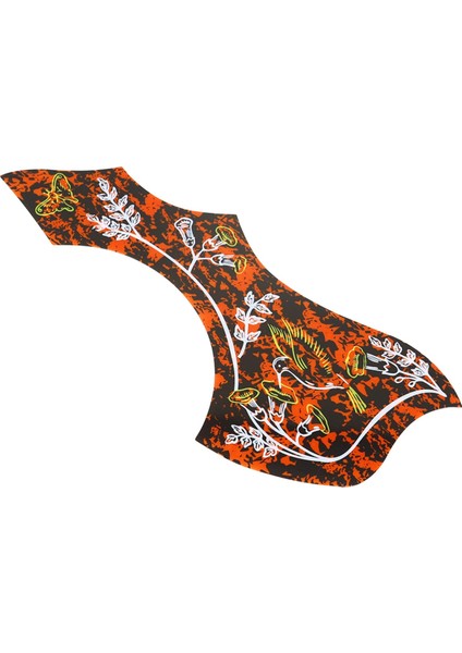 Akustik Gitar Çizik Tabak Baskılı Evrensel Halk Gitar Pickguard Anti-Çizik Plaka Koyu Kırmızı (Yurt Dışından) modelleri