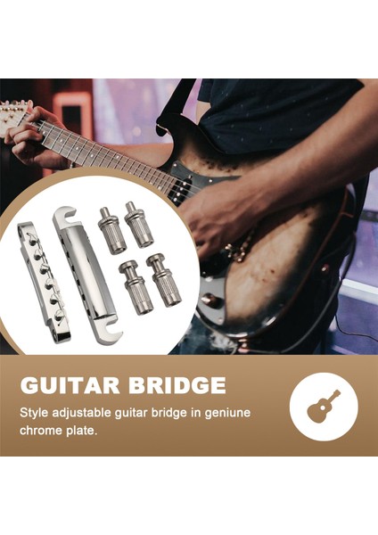 Elektro Gitar Köprüsü ve Kuyruk Yayını Seti Elektro Gitar Yedek Parçalar Köprü Kuyruk Köprüsü Les Paul Gitar A Için (Yurt Dışından) fırsatları