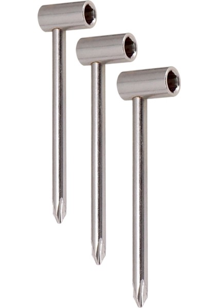 7MM/8MM/6.35MM Gitar Kafes Çubuk Anahtarı Gitar Gitar Ayar Aracı Gitar Enstrümanı Için Tornavida ile Gümüş (Yurt Dışından)
