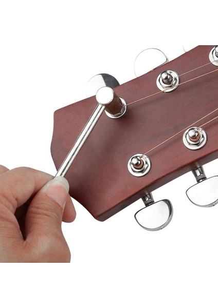 7MM/8MM/6.35MM Gitar Kafes Çubuk Anahtarı Gitar Gitar Ayar Aracı Gitar Enstrümanı Için Tornavida ile Gümüş (Yurt Dışından) indirimleri