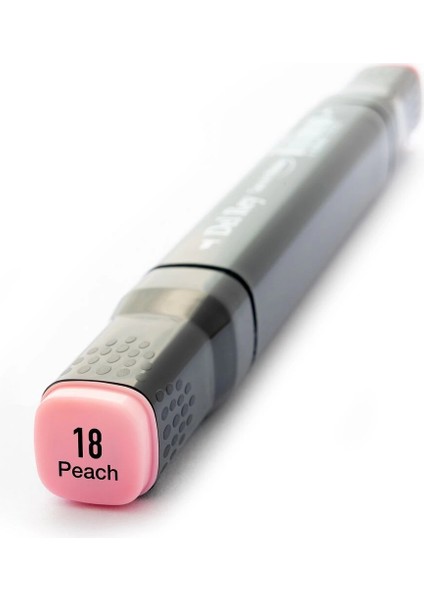 Çift Uçlu Çizim Marker Kalemi 18 Peach