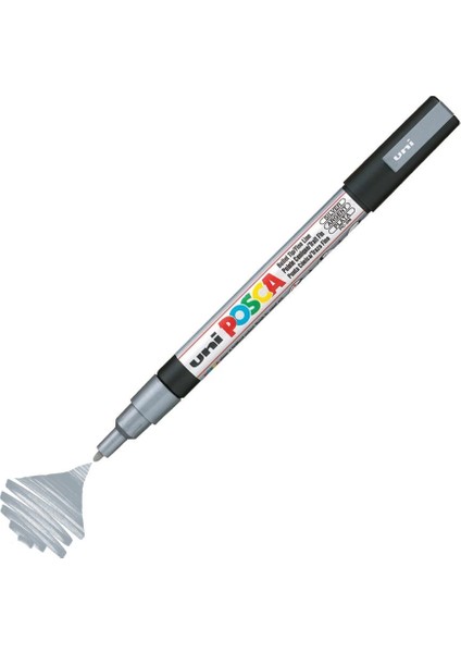 Posca Pc-3m Boyama Markörü 0.9-1.3 Mm. Metalik Gümüş