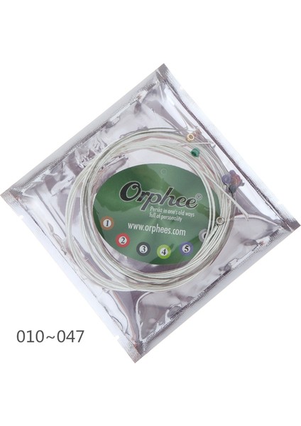 Orphee 6pcs/set Akustik Gitar Dizeleri Özel Gümüş Kaplama Anti-Düzenli Altıgen Çekirdek+% 8 Nikel Ekstra Işık TX620-S (Yurt Dışından) indirimleri