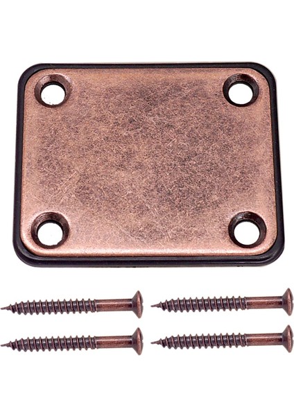 4 Delikli Kırmızı Bakır Bükme Elektro Gitar Boy Boyun St Tutma Kuvvet Plakası 4 Vidalı (Yurt Dışından) fiyatları