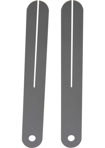 2pcs Fret Çekme Kıvrığı Klavye Fret Onarım Aracı Koruyucu Çelik Plaka Elektro Gitar ve Bas Için (Yurt Dışından)