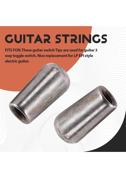 3pcs Gitar Anahtarı Ipucu, Lp Epı Elektro Gitar, Gümüş Için 3 Yol Değiştirme Anahtarı Düğmesi Uç Kapağı Bakır (Yurt Dışından) fırsatları