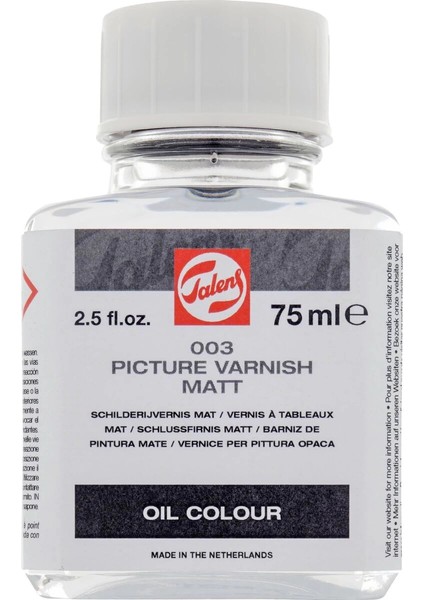 Picture Varnish Matt 003 Mat Resim Verniği 75 Ml.