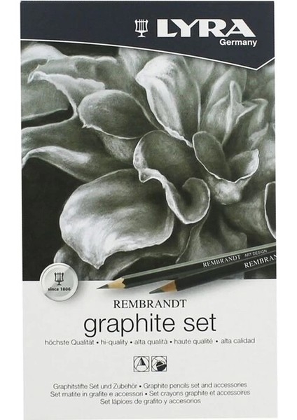 Rembrandt Graphite Set Karakalem Eskiz Çizim Seti 11'li
