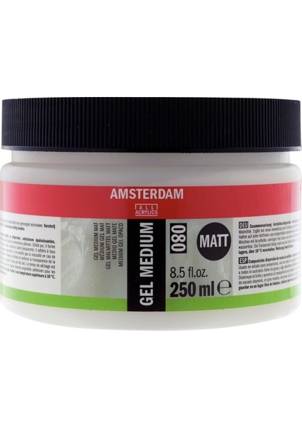 Amsterdam Gel Medium Matt 080 Mat Jel Medyum 250 Ml.