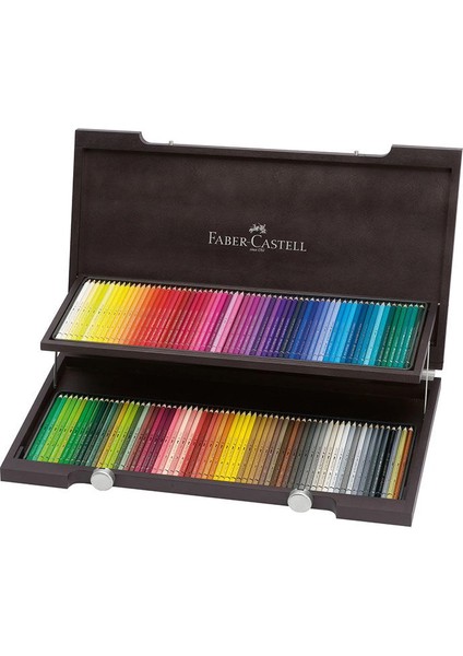 Albrecht Dürer Aquarell Boya Kalemi Seti 120 Renk Ahşap Kutu