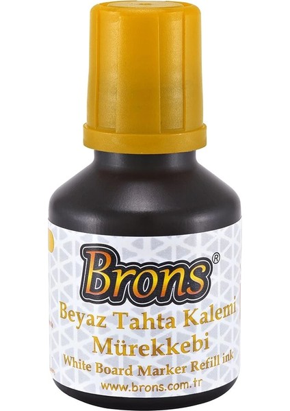 Beyaz Tahta Kalemi Mürekkebi 30 Cc. Sarı