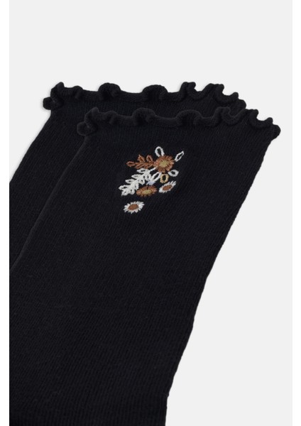 Frill Embriodery Soket Çorap modelleri